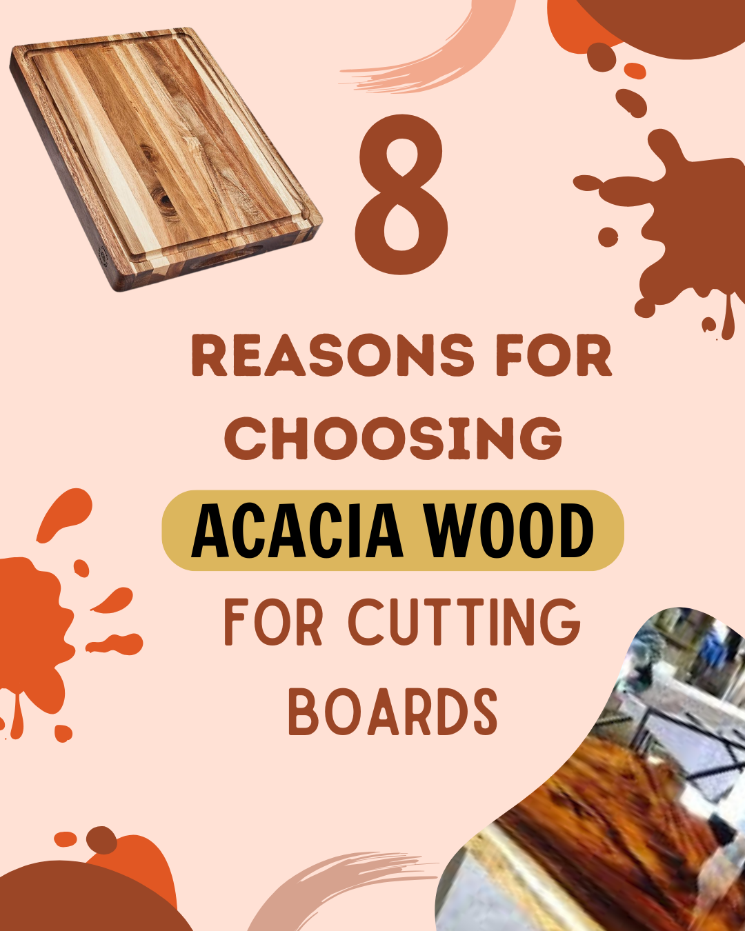 acacia wood cutting boards