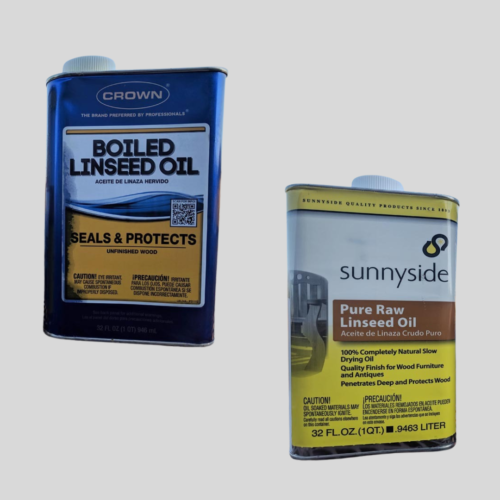 What are the main differences between raw Linseed oil and Boiled Linseed oil