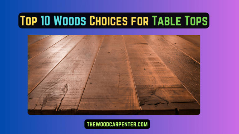 Table Tops: 10 High-Quality Wood Options 2 Top 10 Woods Choices for Table Tops