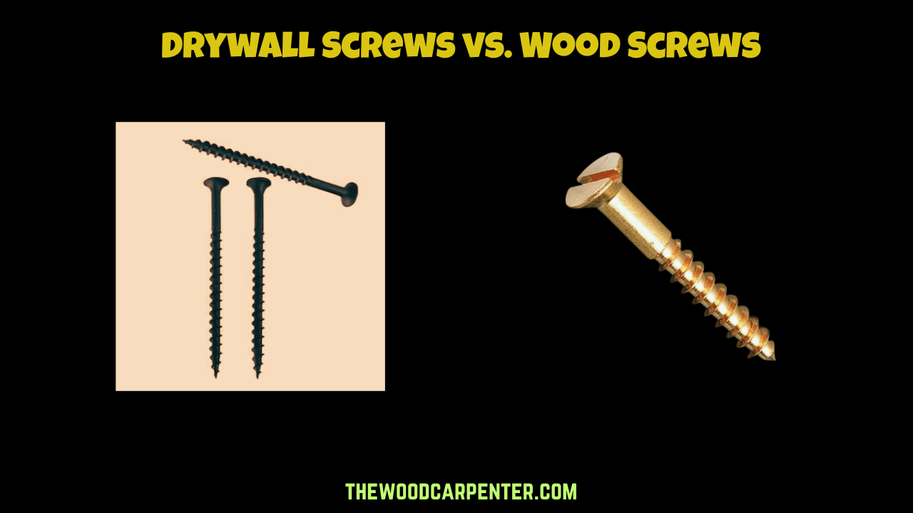 Drywall Screws vs. Wood Screws: How To Choose the Right One 5 Drywall Screws vs. Wood Screws: How To Choose the Right One