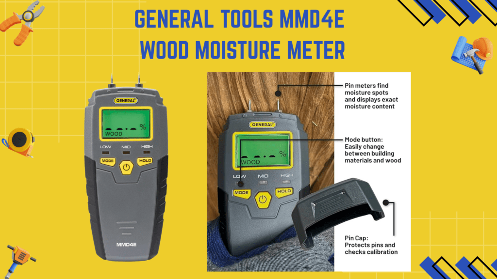 General Tools MMD4E Wood Moisture Meter