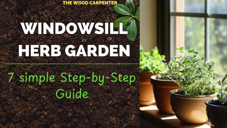 Windowsill Herb Garden: 7 simple Step-by-Step Guide