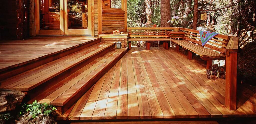 redwood deck