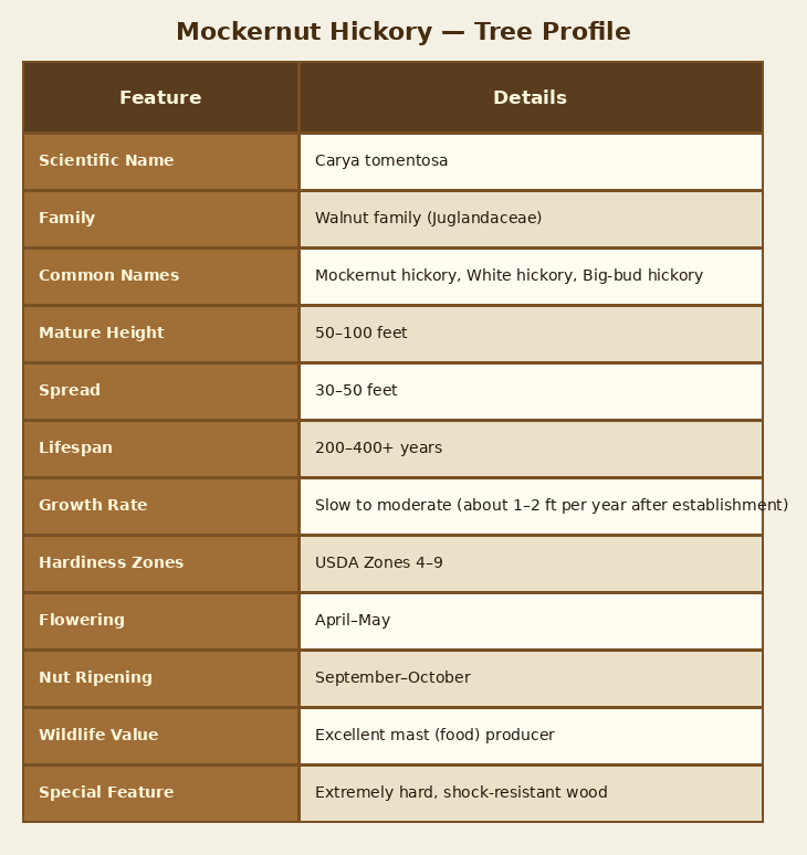 Mockernut Hickory: Why This Tree Is So Tough 2 Mockernut Hickory