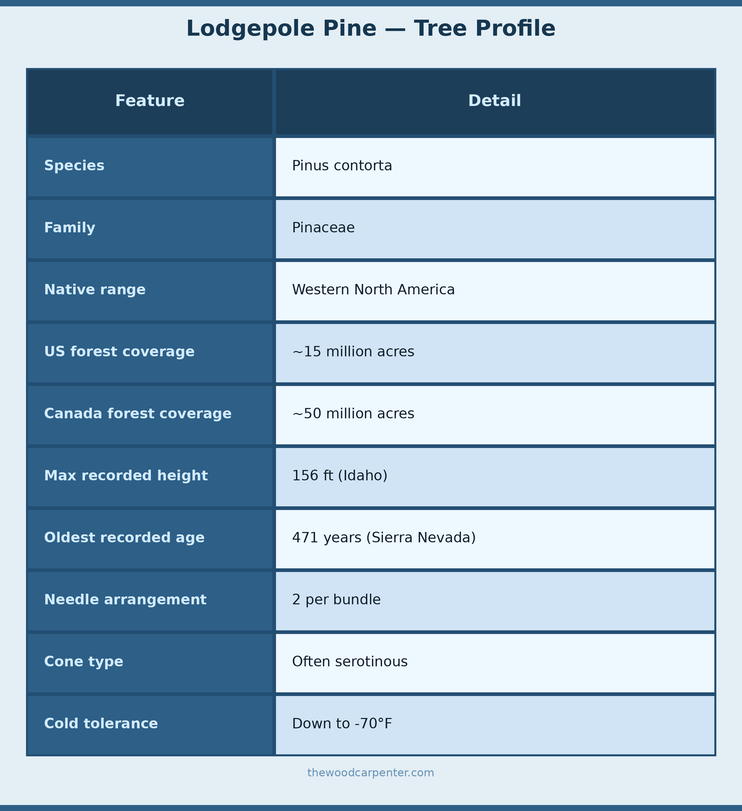 Lodgepole Pine: The Tree That Loves Fire (And Needs It) 2 lodgepole pine profile